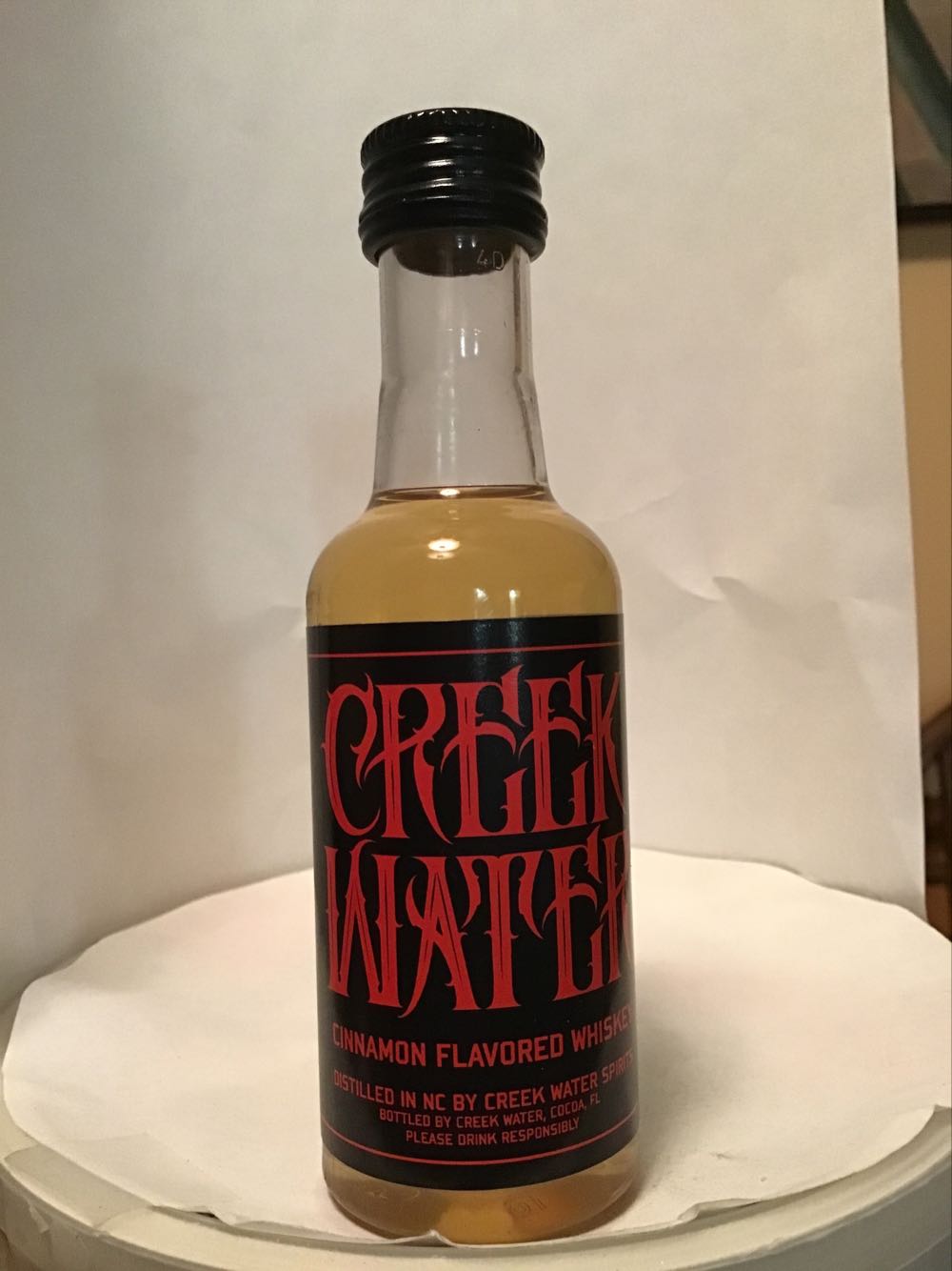 Creek Water & Creek Water Cinnamon - Creek Water Spirits (50 mL) alcohol collectible - Main Image 2