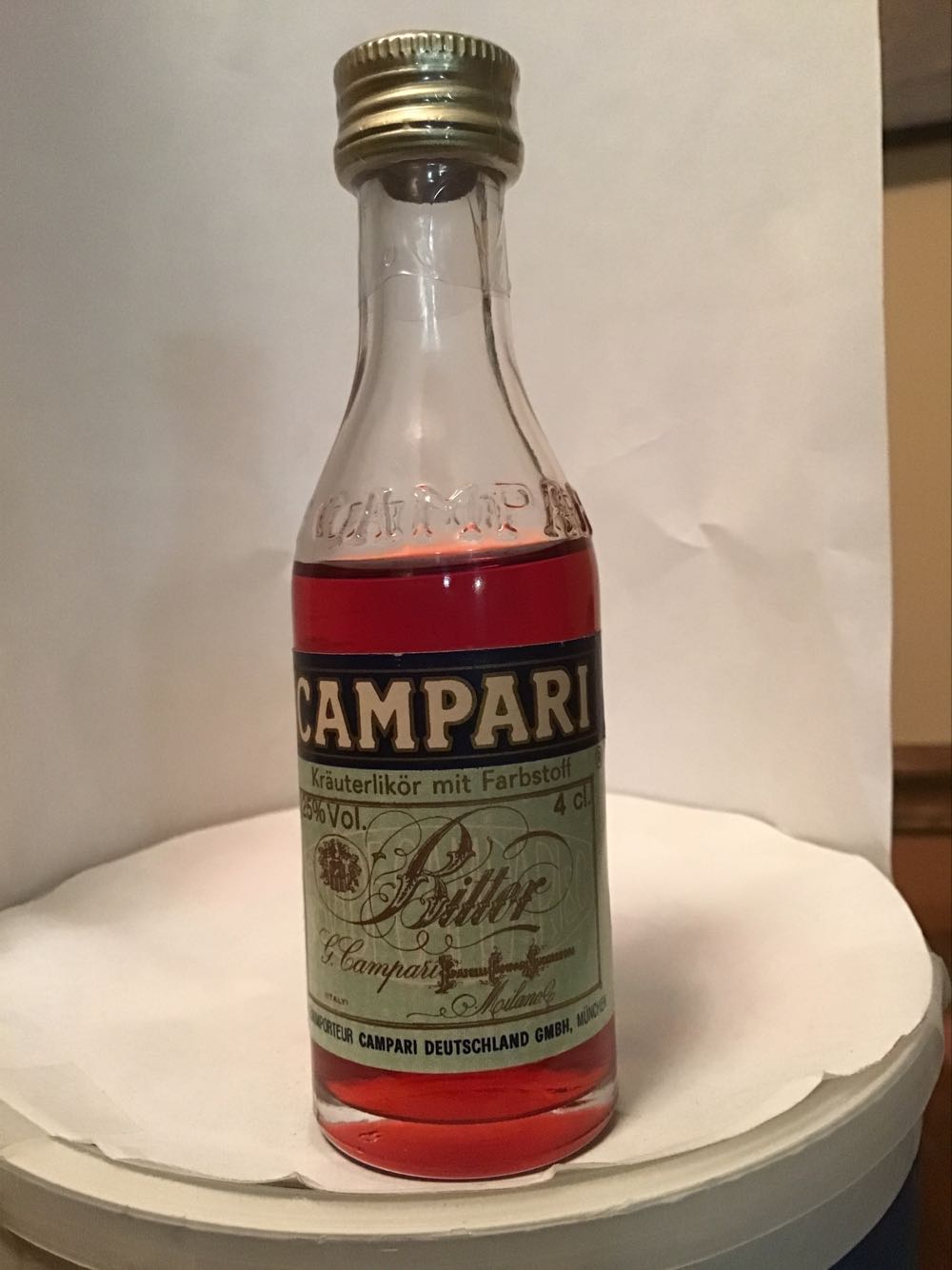Campari Aperilin & Bitter - Austin Nichols (1.10 FL OZ) alcohol collectible - Main Image 2