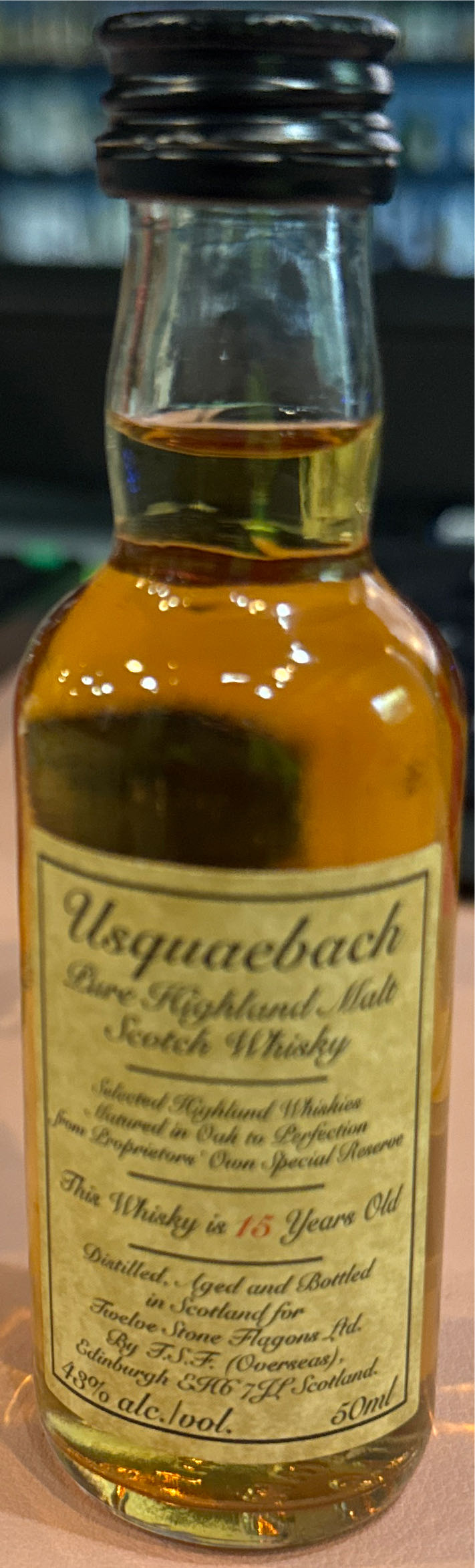 Usquae Bach  alcohol collectible - Main Image 2