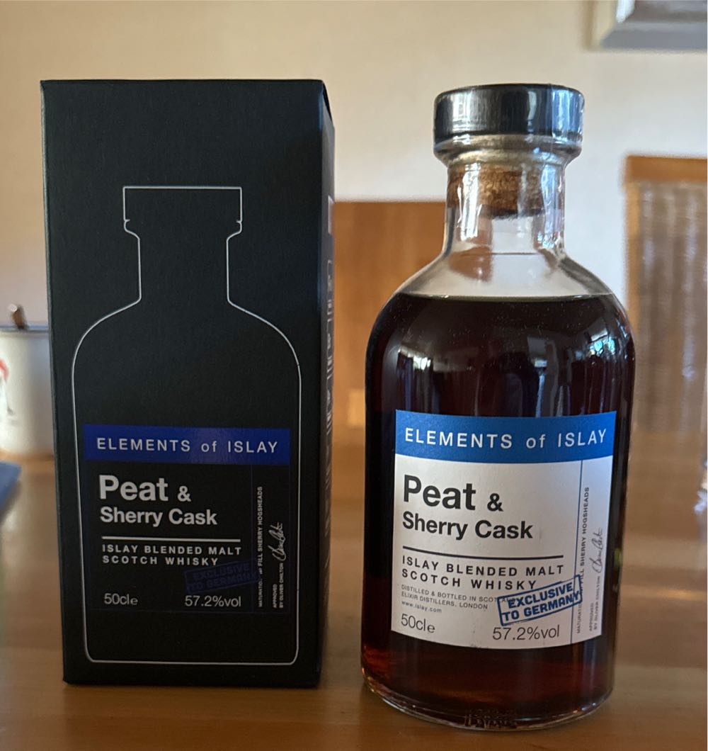 Elements Of Islay Peat & Sherry Cask - Elixir Distillers (500 mL) alcohol collectible [Barcode 5060532809866] - Main Image 1