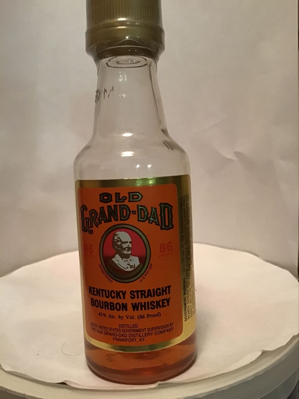 Old Grand-Dad - Old Grand-Dad Distillery Company (1.10 FL OZ) alcohol collectible - Main Image 4