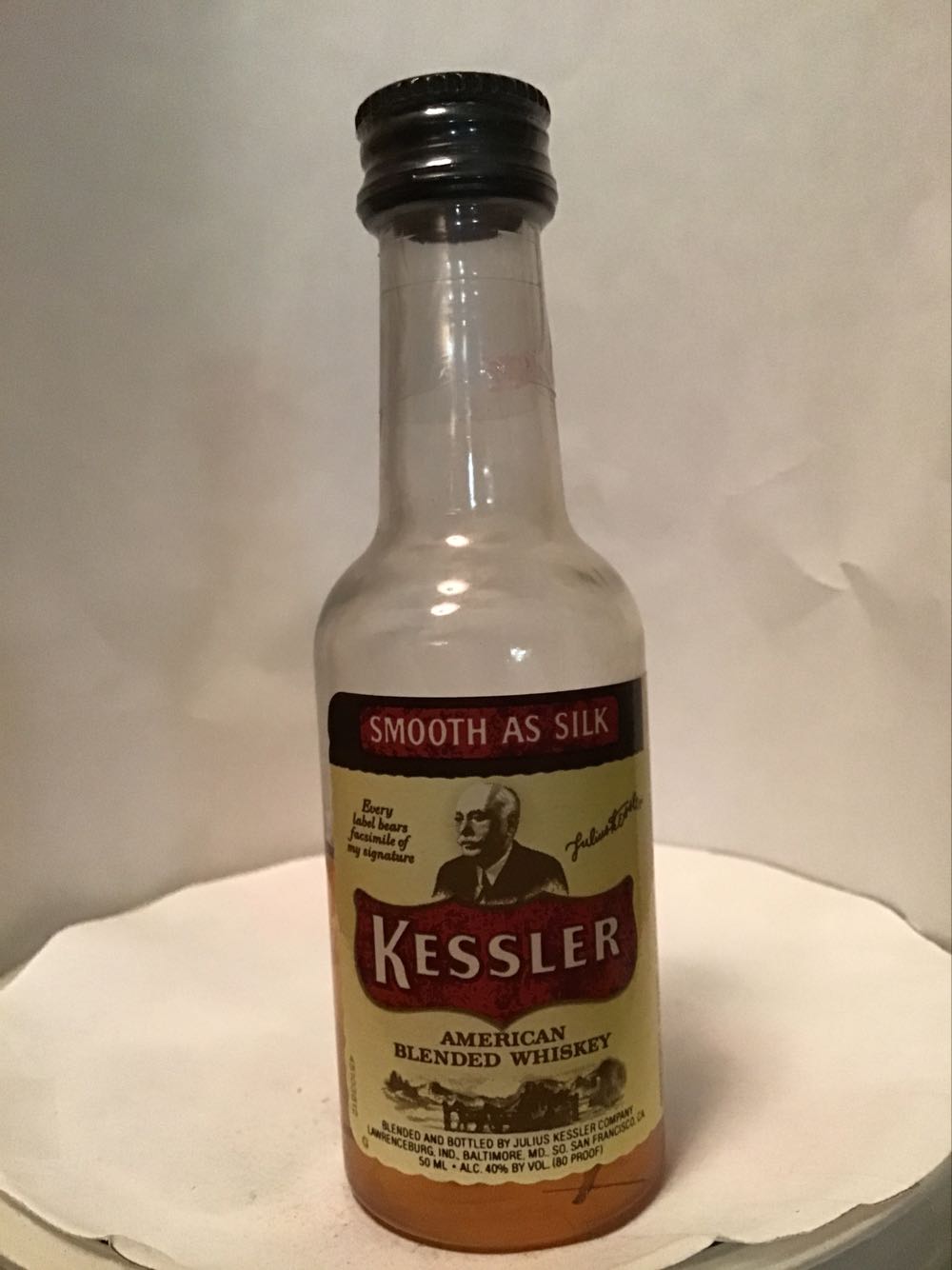 Kessler - Julius Kessler Company (1.10 FL OZ) alcohol collectible - Main Image 2