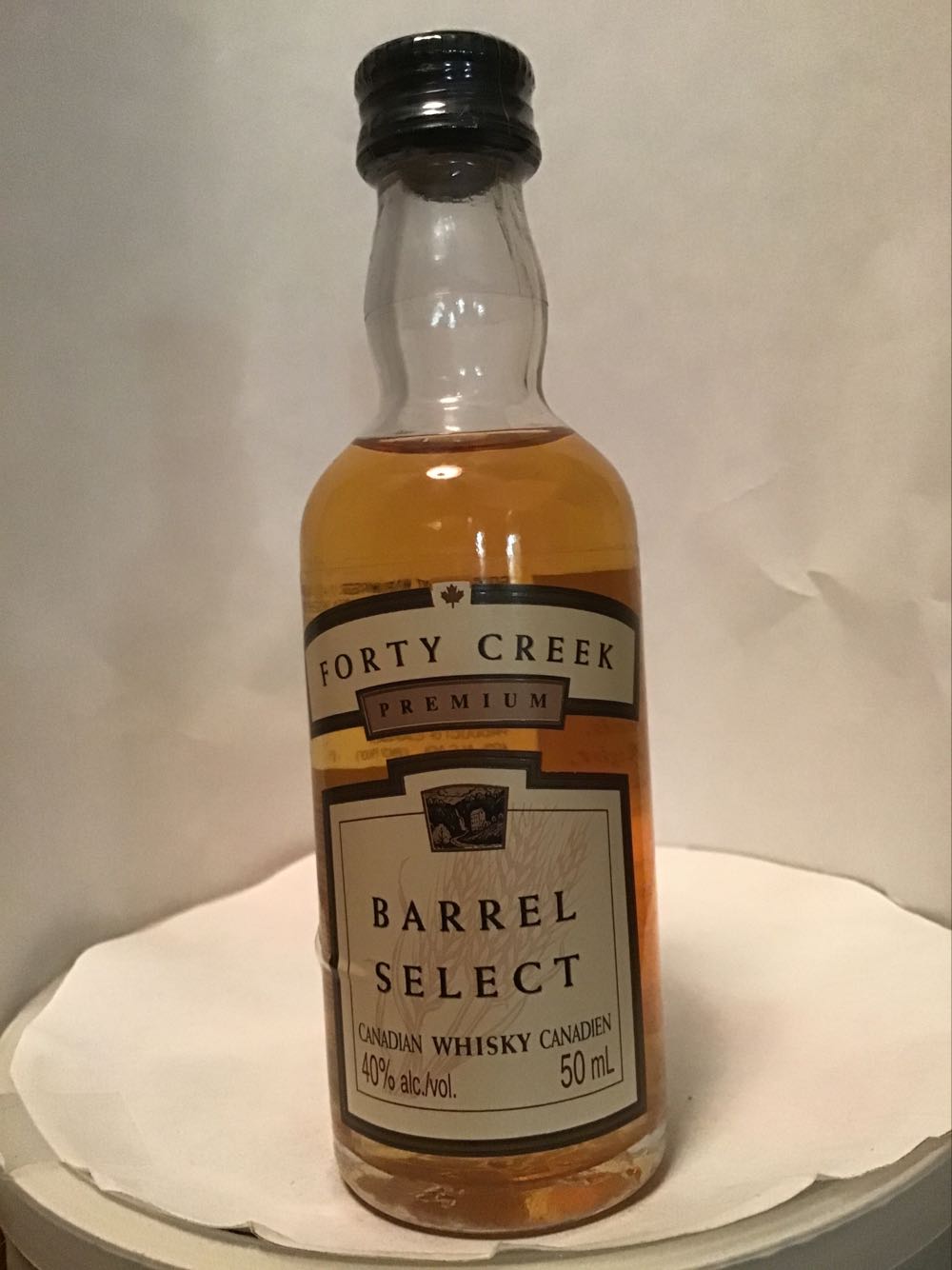 Forty Creek - Kittling Ridge Distillary (50 mL) alcohol collectible - Main Image 2