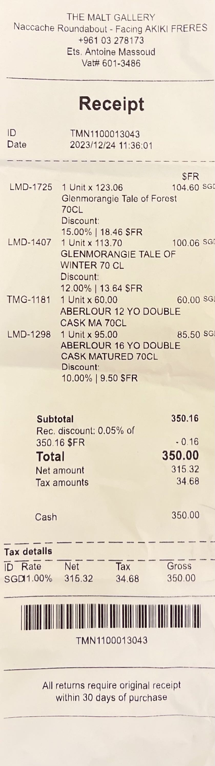 GLENMORANGIE Tale Of The Forest Limited Edition Highland Single Malt Scotch Whisky - The Glenmorangie Distillery (700 mL) alcohol collectible [Barcode 5010494979640] - Main Image 4