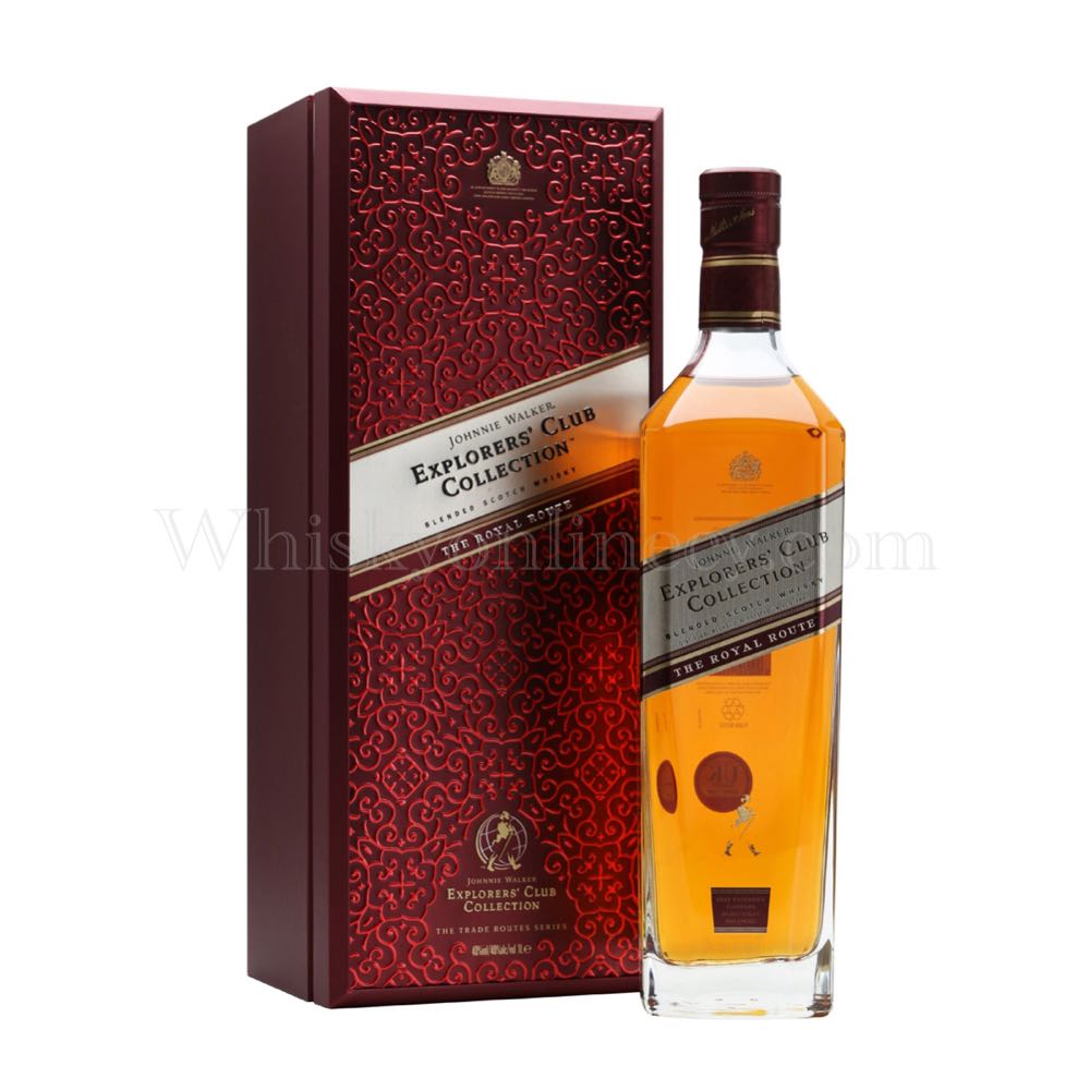 JOHNNIE WALKER The Royal Route Blended Scotch Whisky - John Walker & Sons (1000 mL) alcohol collectible [Barcode 5000267119779] - Main Image 3