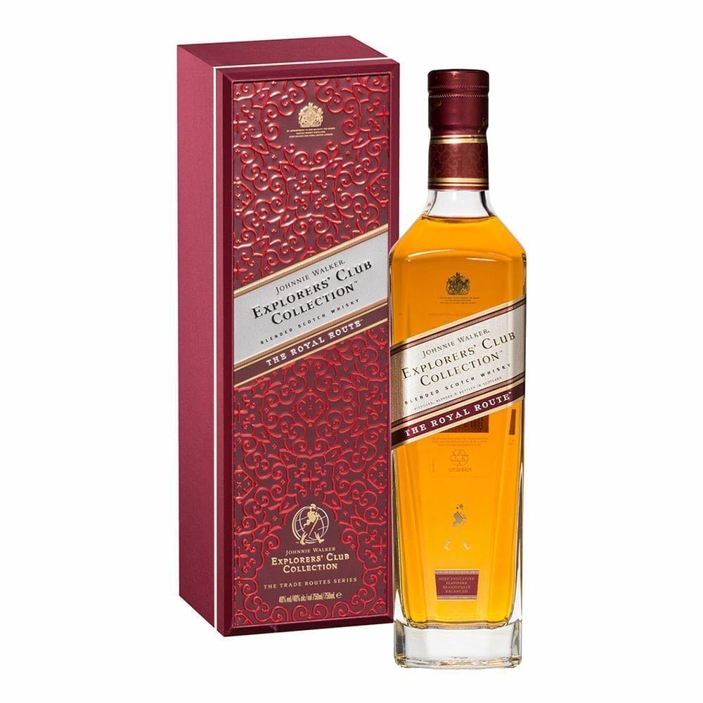 JOHNNIE WALKER The Royal Route Blended Scotch Whisky - John Walker & Sons (1000 mL) alcohol collectible [Barcode 5000267119779] - Main Image 4