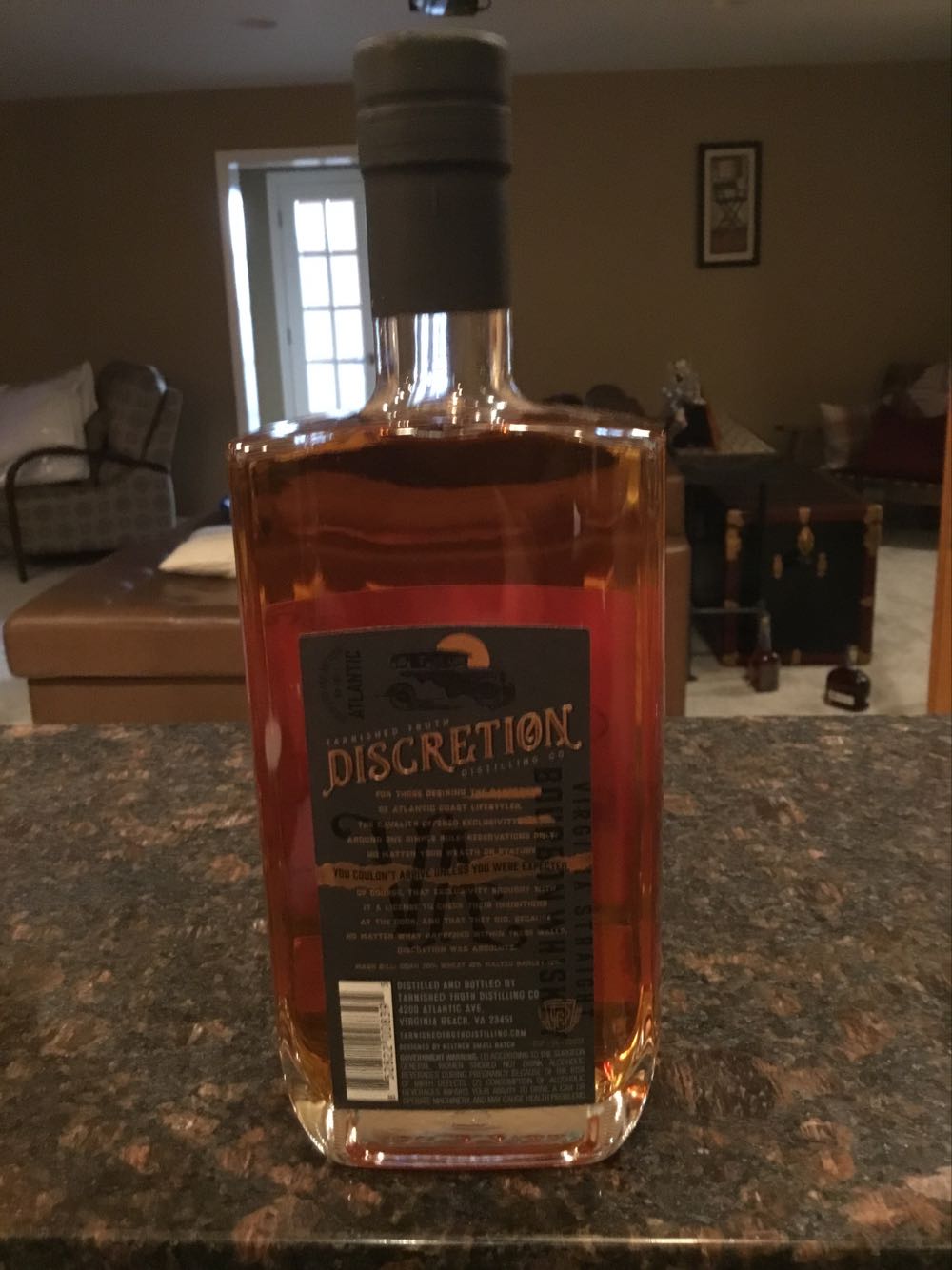 Tarnished Truth Discretion Straight Bourbon Whiskey - Tarnished Truth (750 mL) alcohol collectible [Barcode 852822008395] - Main Image 2