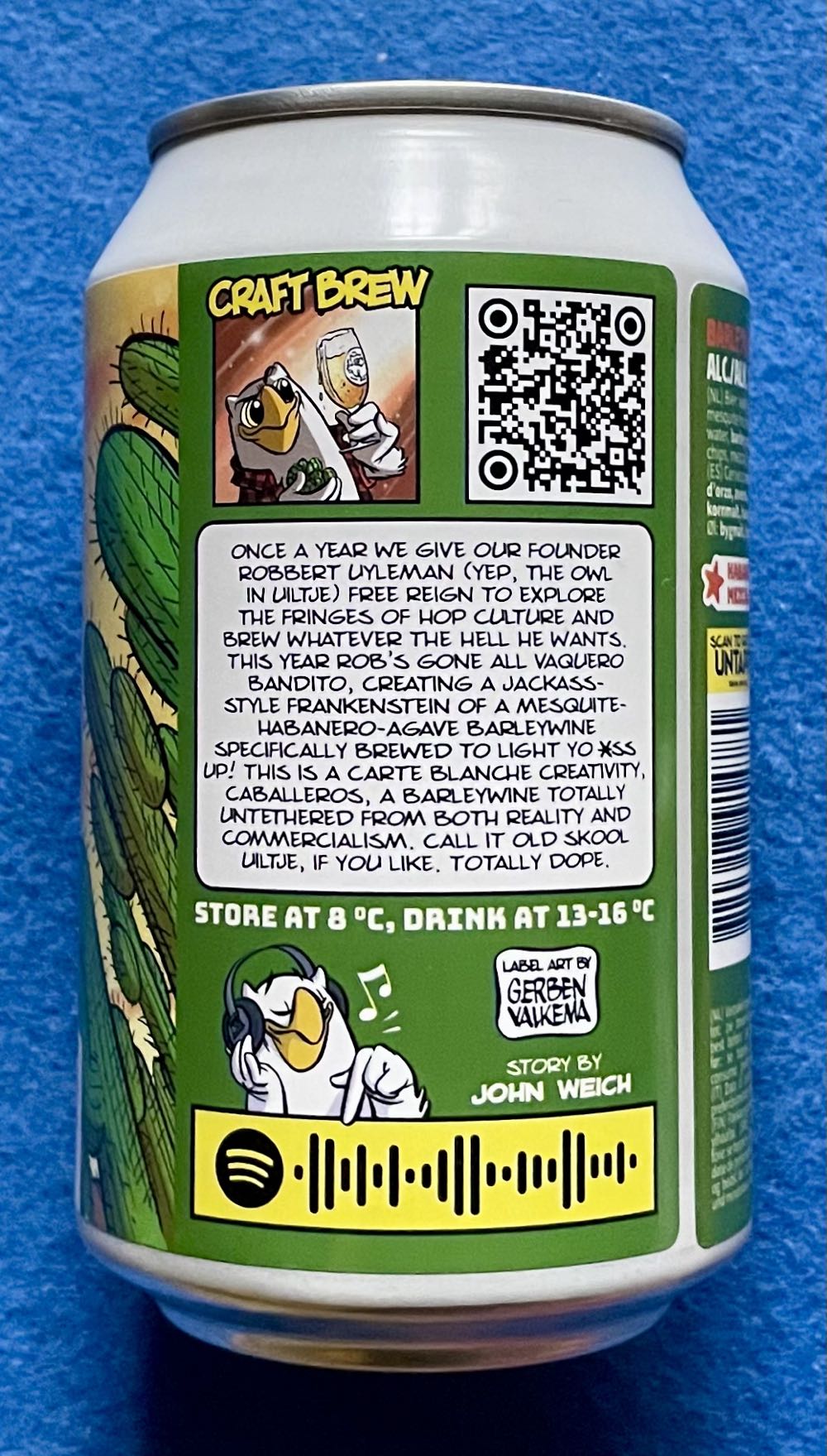 If You Gonna Be Dumb, You Better Be Tough! - Uiltje Brewing Company (330 mL) alcohol collectible [Barcode 8720618914781] - Main Image 4