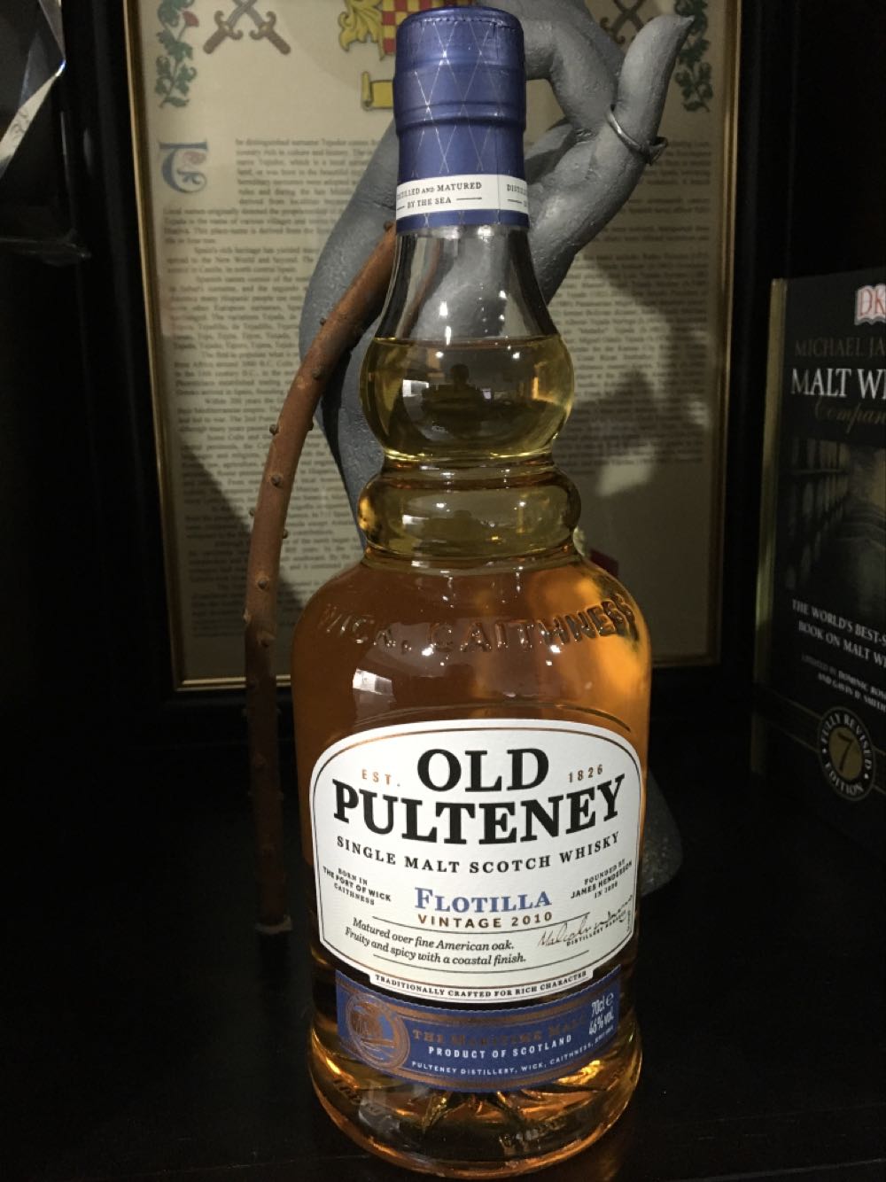 Old Pulteney Flotilla 10 Yo Vintage Single Malt 70cl 07 46° Віскі - Pulteney Distillery (700 mL) alcohol collectible [Barcode 5010509882538] - Main Image 2