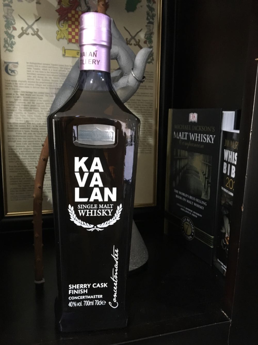 Kavalan Concertmaster Sherry Cask Finish 40% 07l Whisky Single Malt The And 700ml Gb - King Car Kavalan Distillery Yilan, Taiwan (700 mL) alcohol collectible [Barcode 4710085233786] - Main Image 3