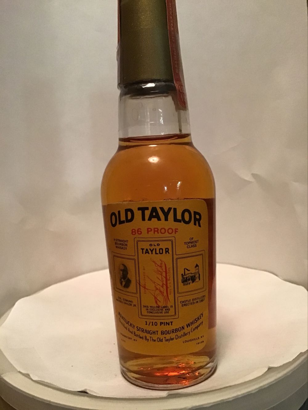 Old Taylor - The Old Taylor Distillery (1.10 FL OZ) alcohol collectible - Main Image 2