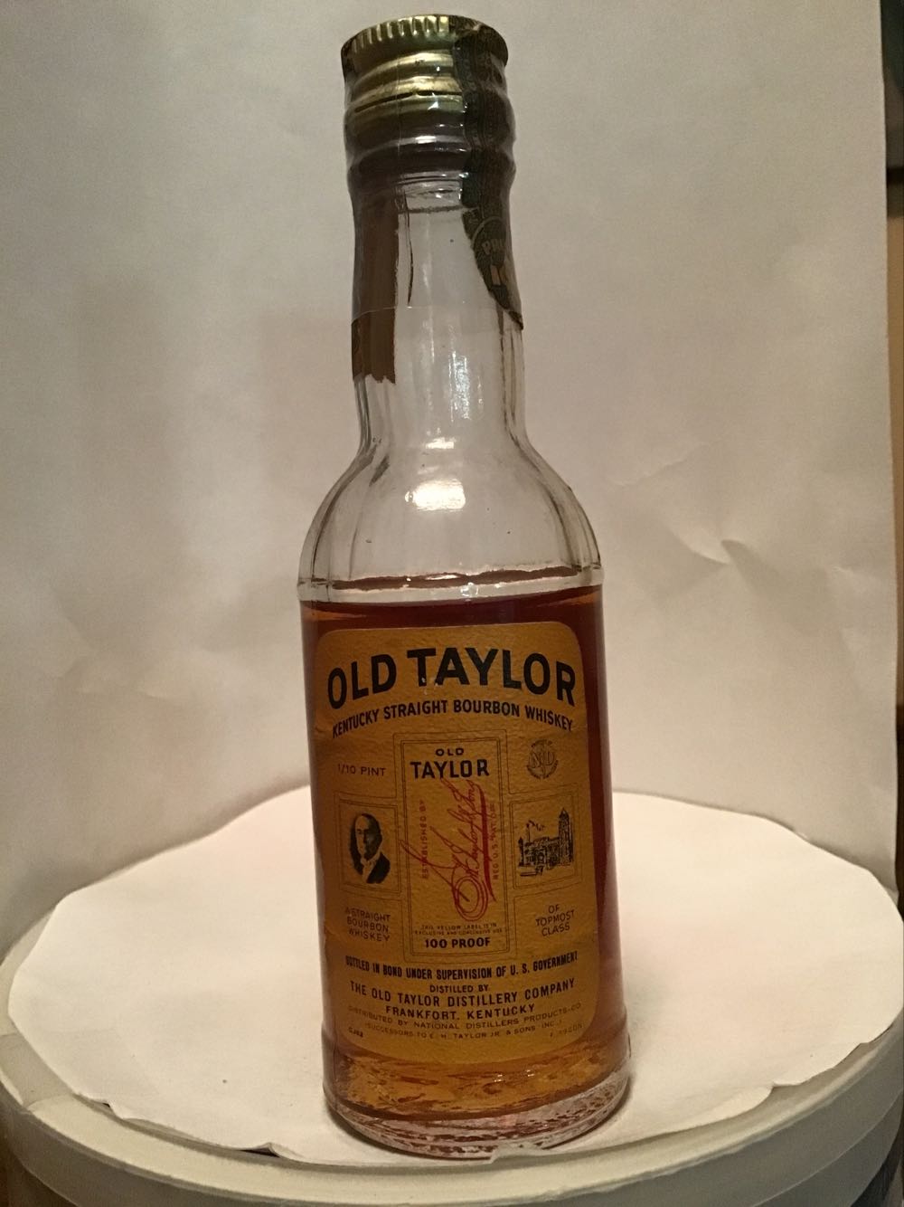 Old Taylor - The Old Taylor Distillery (1.10 FL OZ) alcohol collectible - Main Image 3