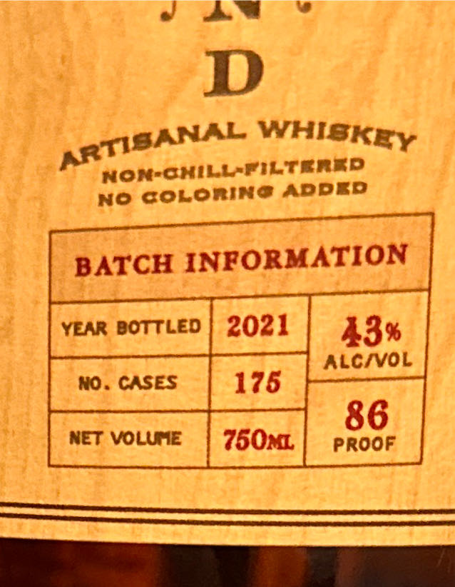 Wright & Brown Bourbon Whiskey - Wright & Brown Distilling Company (750 mL) alcohol collectible [Barcode 863421000215] - Main Image 3