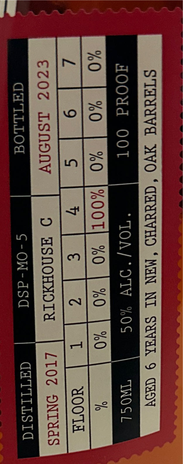 Ben Holladay Soft Red Wheat Bourbon Whiskey Bottled In Bond - MO USA - Holladay Distillery (750 mL) alcohol collectible [Barcode 085592165450] - Main Image 2