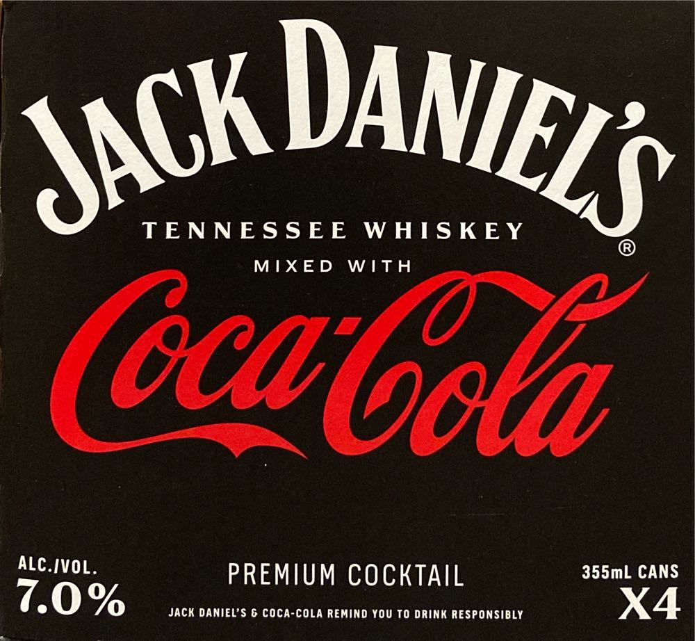 Jack Daniel’s Jack & Coke - Jack Daniel’s Distillery, Lynchburg, TN (355 mL) alcohol collectible - Main Image 3