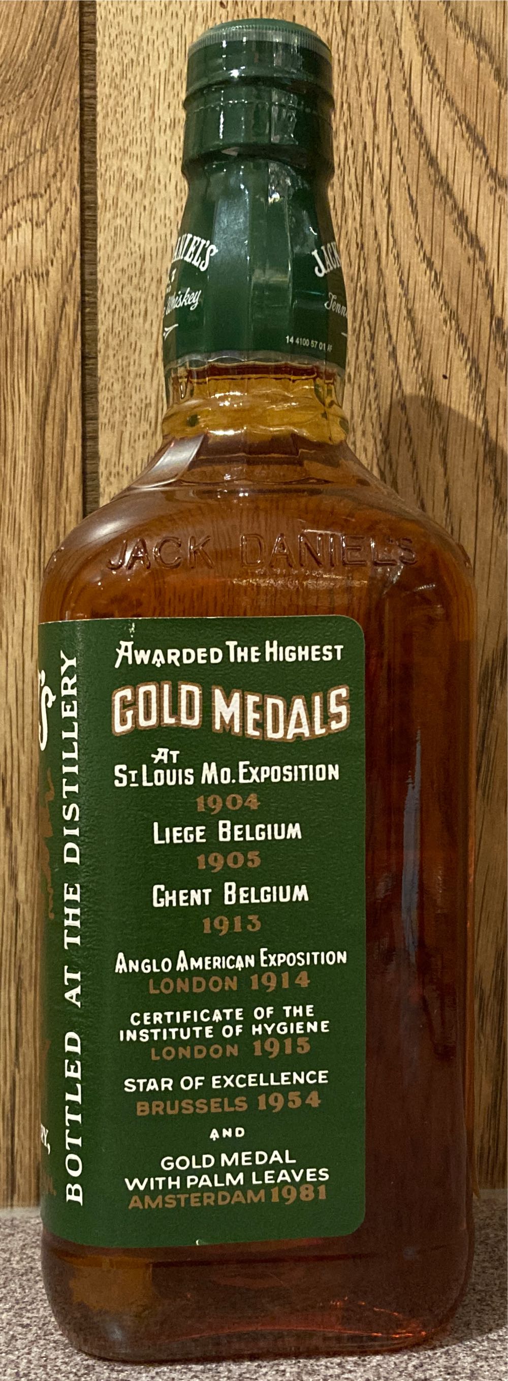 Jack Daniel’s Green Label - Jack Daniel’s Distillery, Lynchburg, TN (1 L) alcohol collectible - Main Image 2