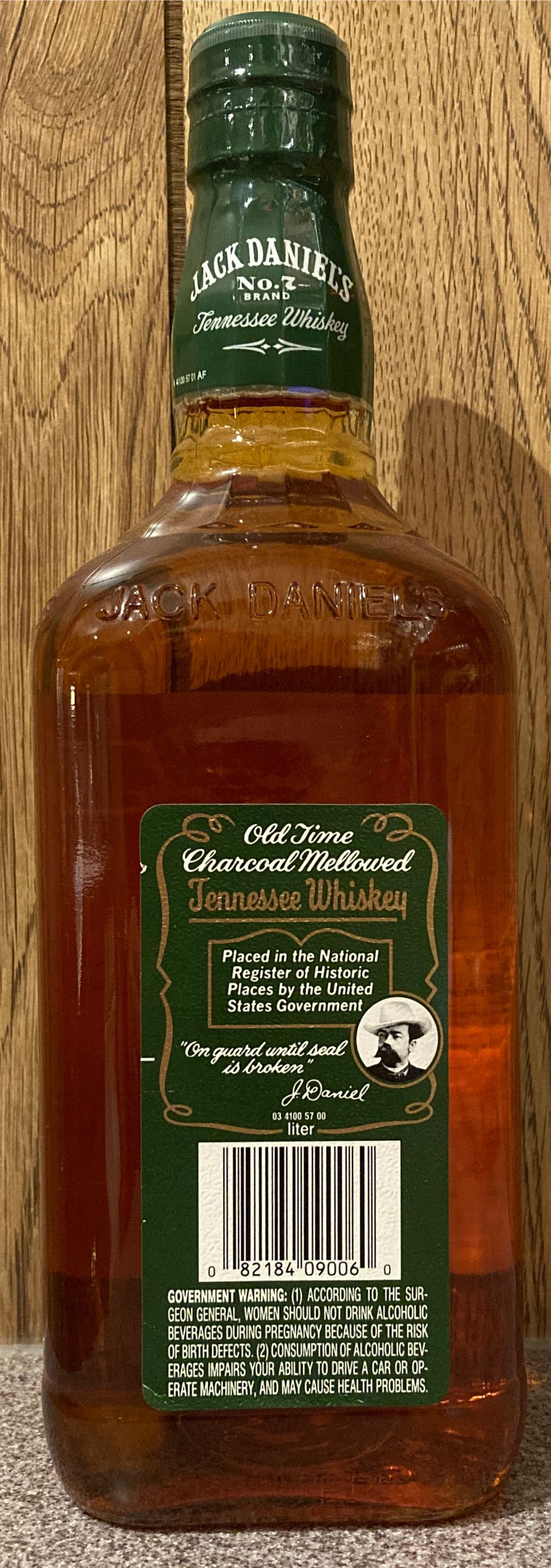 Jack Daniel’s Green Label - Jack Daniel’s Distillery, Lynchburg, TN (1 L) alcohol collectible - Main Image 3