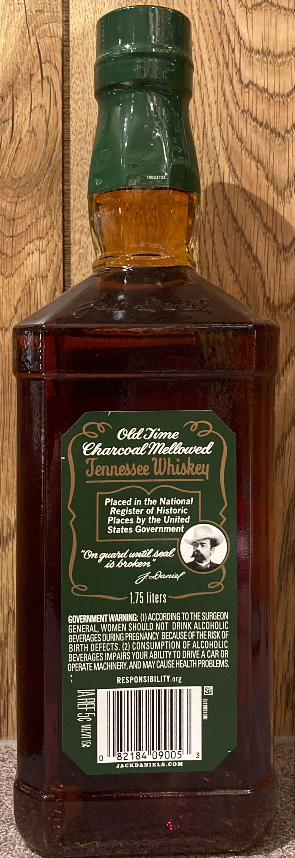 Jack Daniel’s Green Label - Jack Daniel’s Distillery, Lynchburg, TN (1.75 L) alcohol collectible - Main Image 3