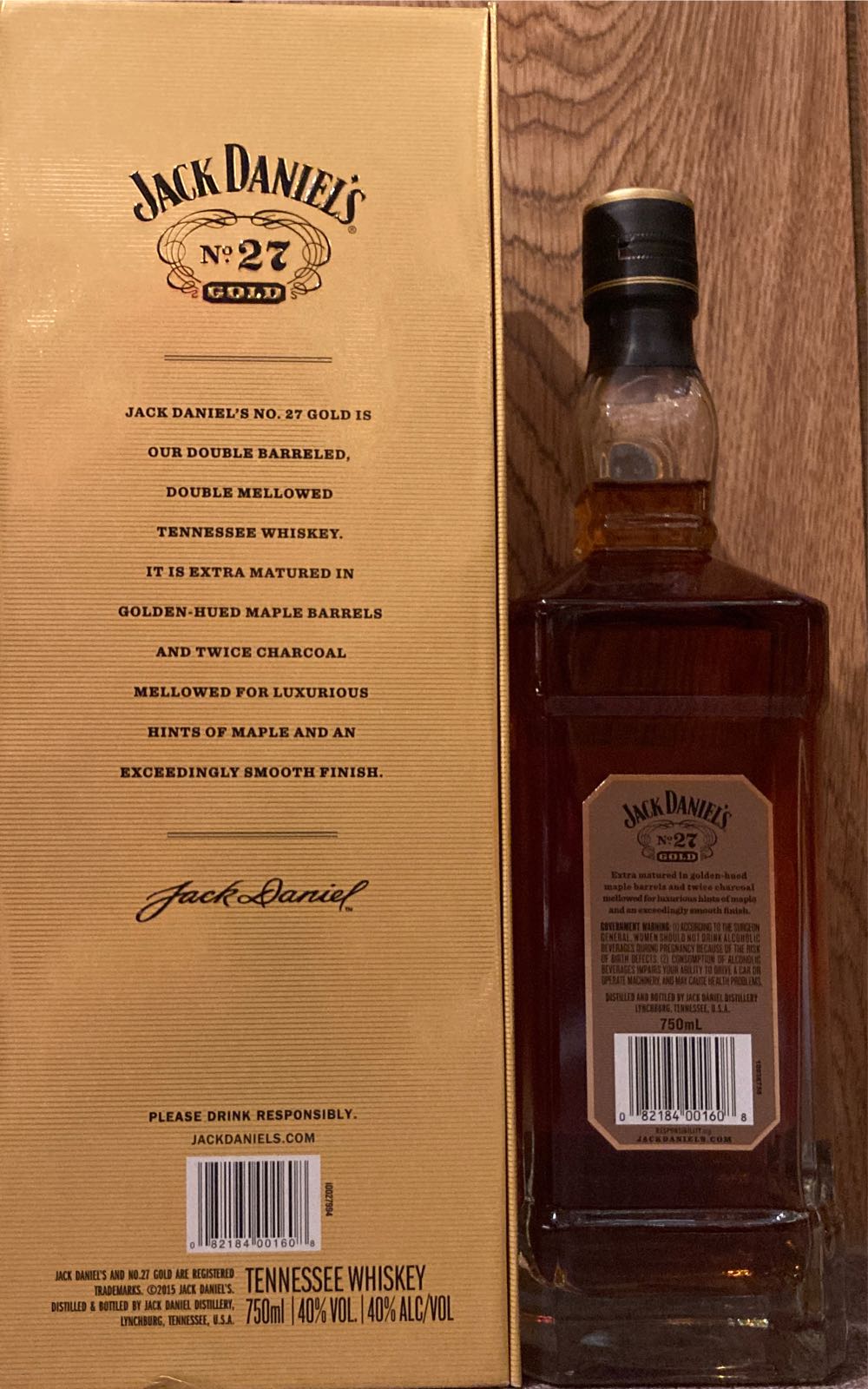 Jack Daniel’s No.27 Gold - Jack Daniel’s Distillery, Lynchburg, TN (750 mL) alcohol collectible - Main Image 3