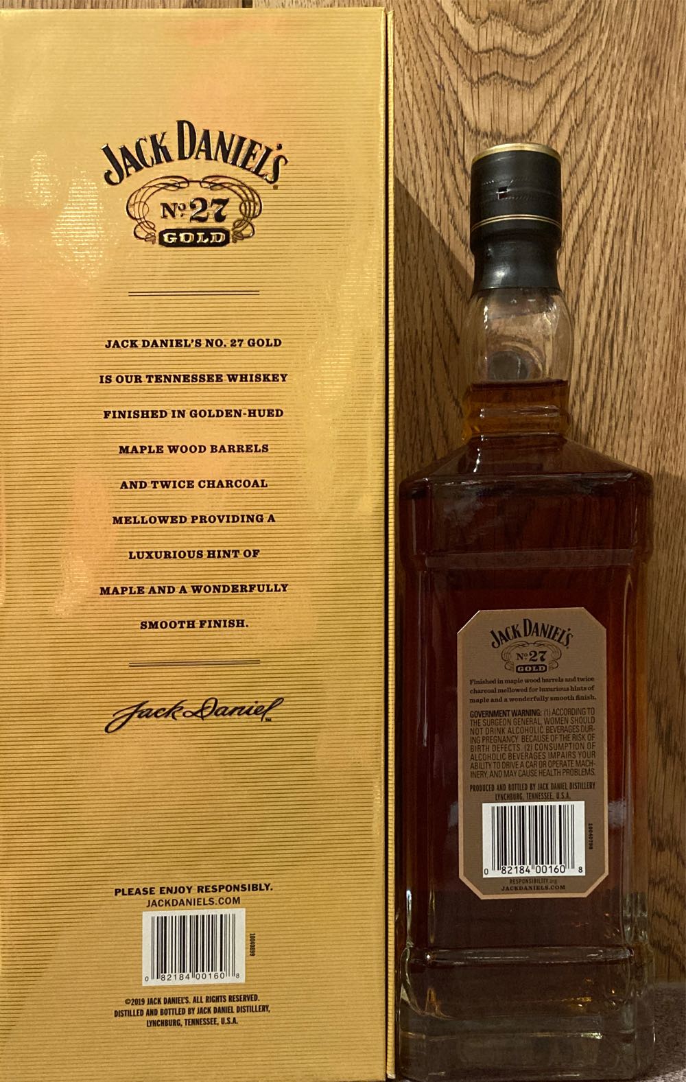 Jack Daniel’s No. 27 Gold - Jack Daniel’s Distillery, Lynchburg, TN (75 mL) alcohol collectible - Main Image 3