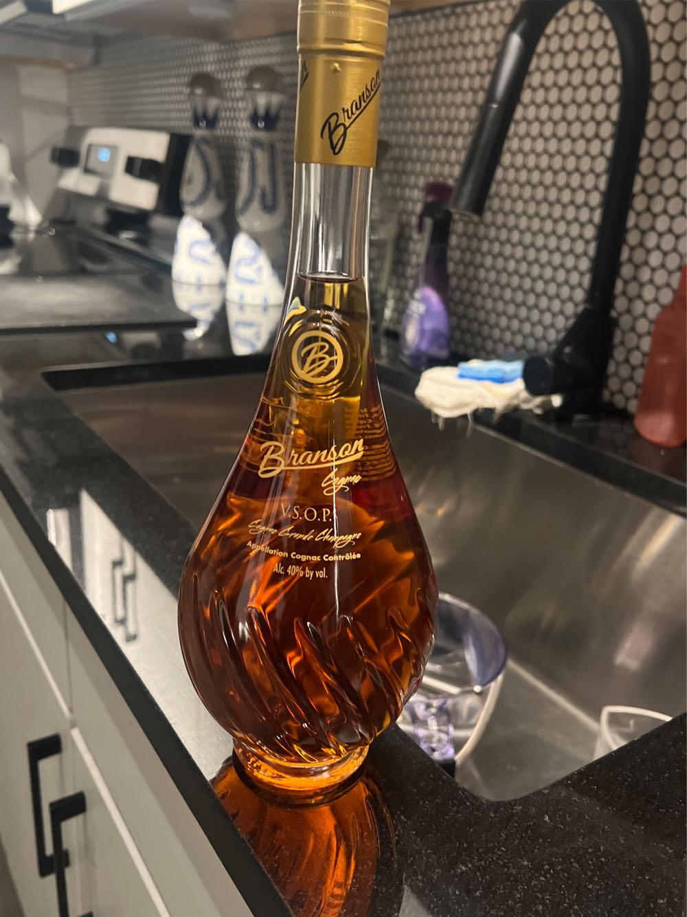 Branson Cognac Vsop 50 Cent Cognac 750ml Champagne Grande Price Monthly Specials Gf: - 1659C Cognac (750 mL) alcohol collectible [Barcode 088320300215] - Main Image 2