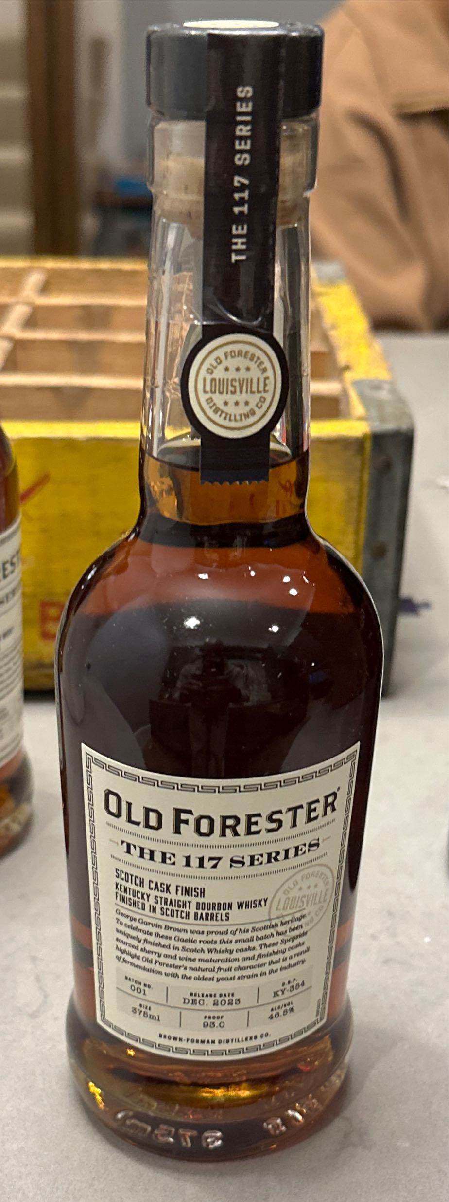 Old Forester 117 series - Old Forester Distilling Co. (375 mL) alcohol collectible - Main Image 2