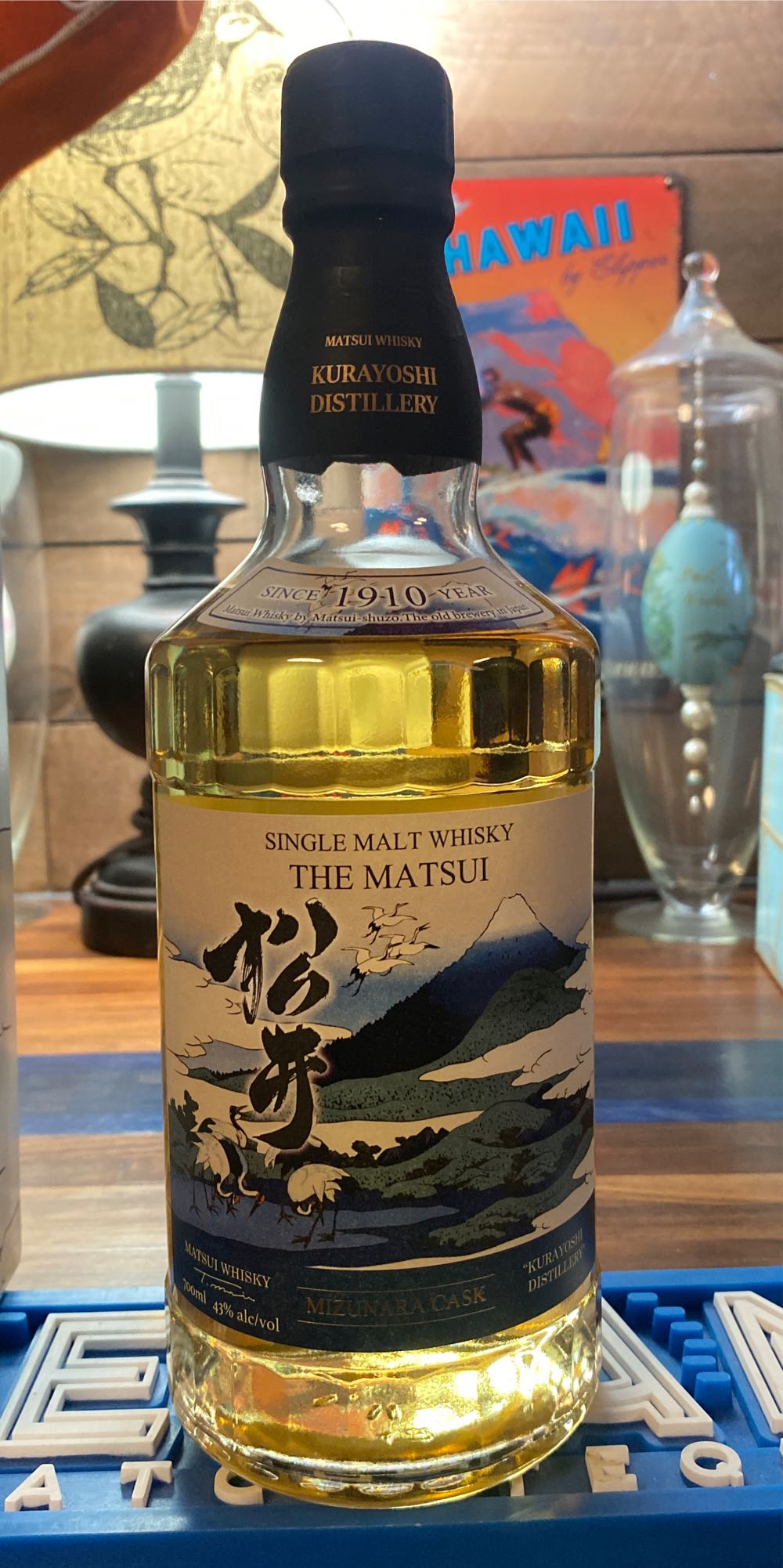 The Matsui Mizunara Cask Single Malt Whisky - Kurayoshi (700 mL) alcohol collectible [Barcode 819588015616] - Main Image 2