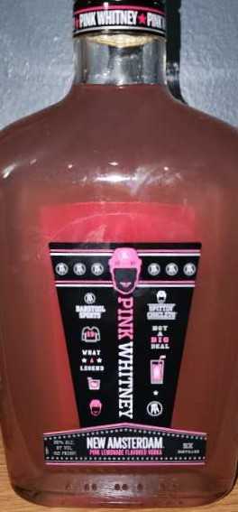New Amsterdam Pink Whitney Vodka 375ml 375 Ml  (375 mL) alcohol collectible [Barcode 085000032541] - Main Image 2