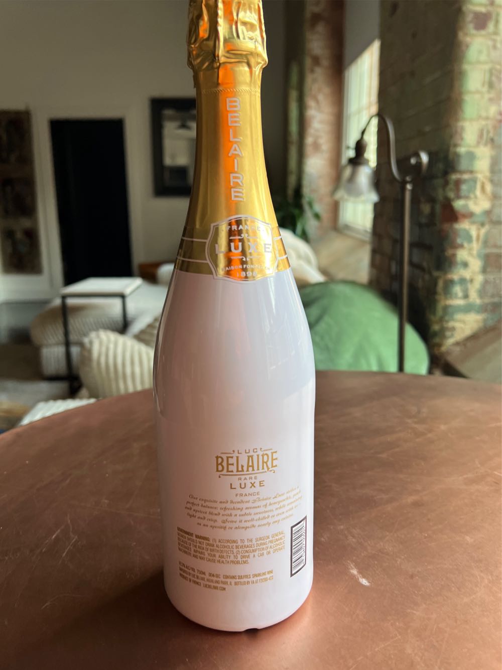 Luc Belaire Luxe Rare Brut Nv 750 Ml  alcohol collectible [Barcode 813497005010] - Main Image 2