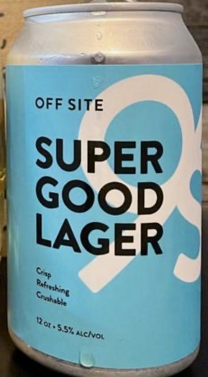 OFF SITE Nano Brewery, Super Good Lager - OFF SITE Nano Brewery, Miami alcohol collectible - Main Image 1