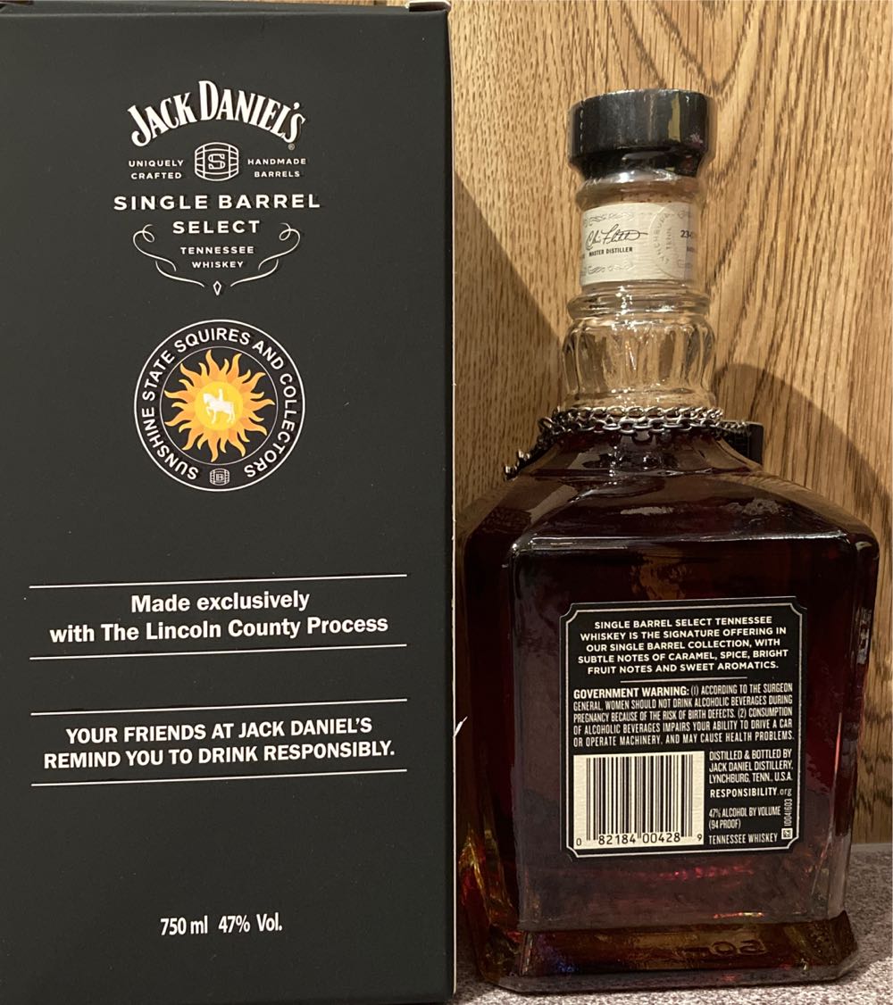 Jack Daniel’s Single Barrel Select - Jack Daniel’s Distillery, Lynchburg, TN (750 mL) alcohol collectible - Main Image 3
