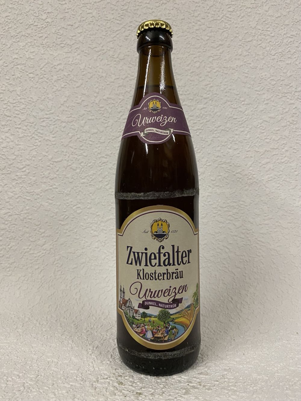Zwiefalter Klosterbräu - Urweizen - Zwiefalter Klosterbräu, 88529 Zwiefalten (500 mL) alcohol collectible - Main Image 2