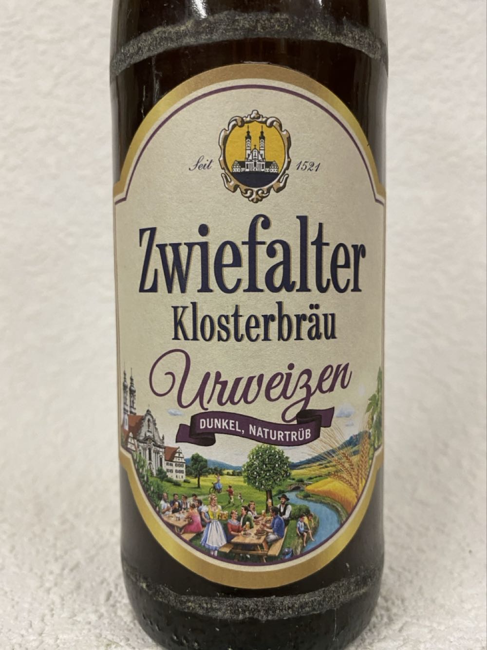 Zwiefalter Klosterbräu - Urweizen - Zwiefalter Klosterbräu, 88529 Zwiefalten (500 mL) alcohol collectible - Main Image 3