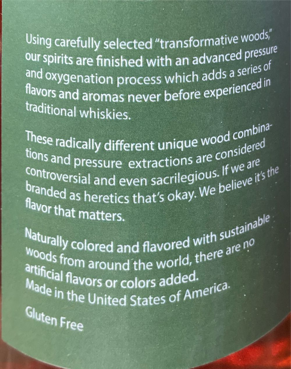 Cleveland Underground Black Cherry Wood Finished Rye Whiskey - Cleveland Whiskey (750 mL) alcohol collectible [Barcode 853971004887] - Main Image 3