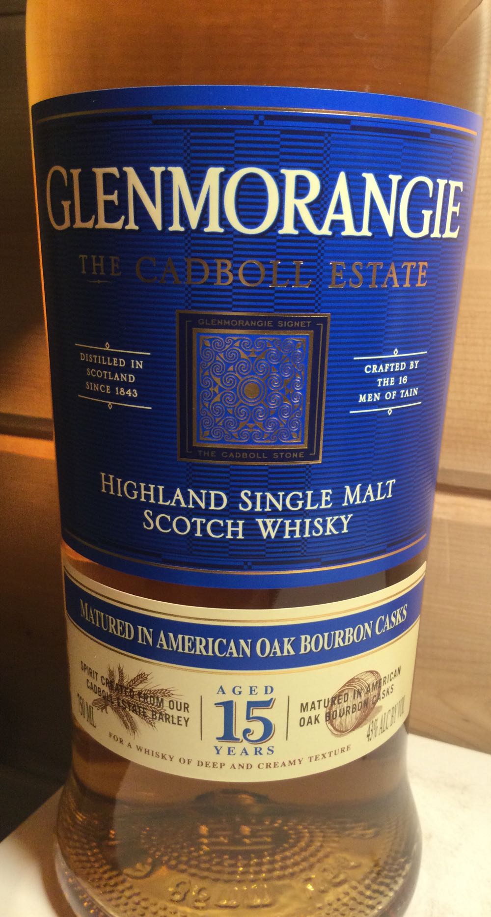 Glenmorangie The Cadboll Estate 15 Year Old Single Malt Price Batch 2 Iowa Spirits Book - Glenmorangie Distillery (750 mL) alcohol collectible [Barcode 081753834890] - Main Image 2