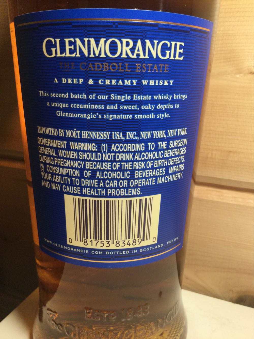 Glenmorangie The Cadboll Estate 15 Year Old Single Malt Price Batch 2 Iowa Spirits Book - Glenmorangie Distillery (750 mL) alcohol collectible [Barcode 081753834890] - Main Image 4
