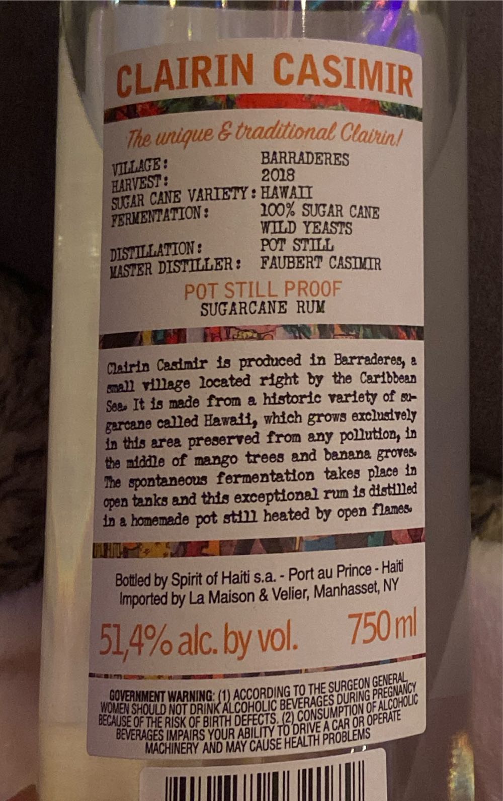 Clarin Casimir - Faubert Casimir alcohol collectible - Main Image 2