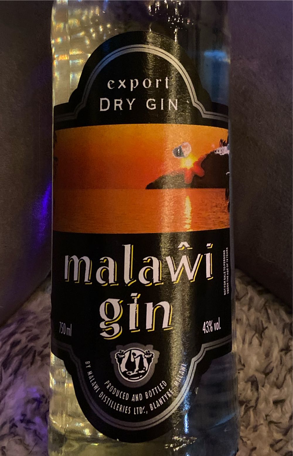 Malawi Gin Other Spirits & Liqueurs  alcohol collectible [Barcode 6005165000012] - Main Image 2