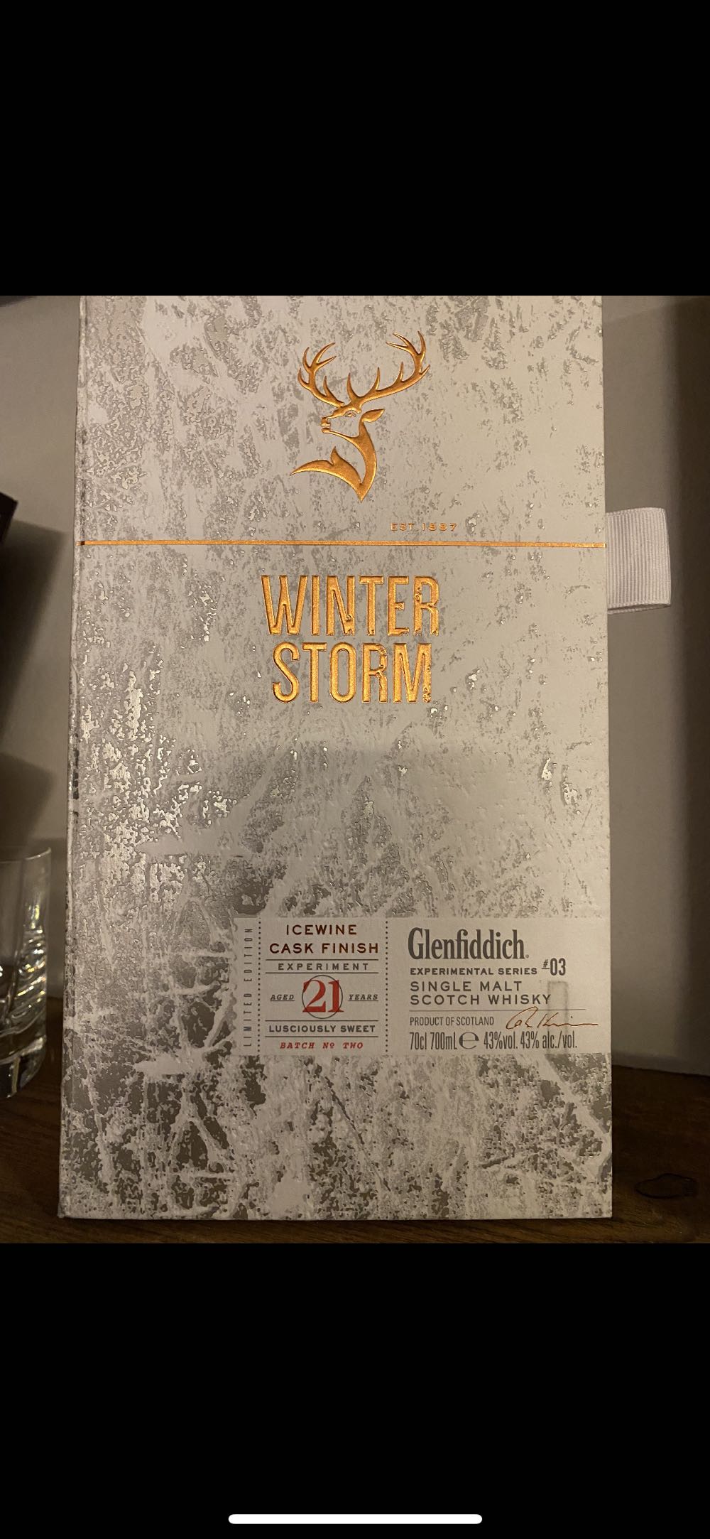 Glenfiddich Exp.3 Winter Storm - Glenfiddich Distillery (700 mL) alcohol collectible - Main Image 2