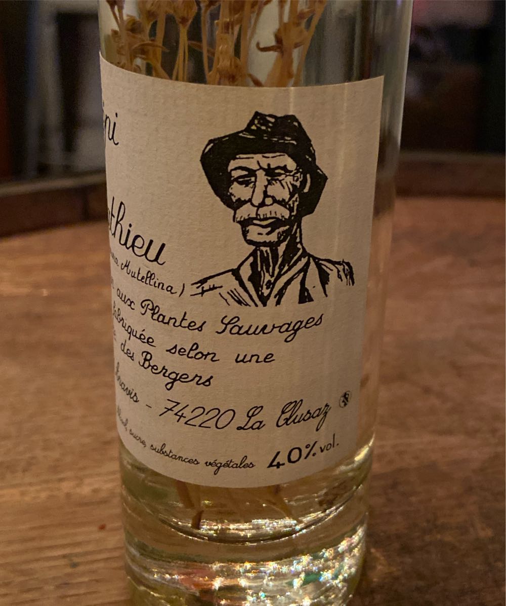 Genepi Du Pere Mathieu - Distillerie Des Aravis alcohol collectible - Main Image 2