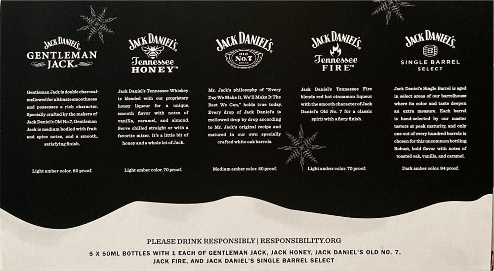 Jack Daniel’s Family of Fine Spirits Mini - Jack Daniel’s Distillery, Lynchburg, TN (50 mL) alcohol collectible - Main Image 3