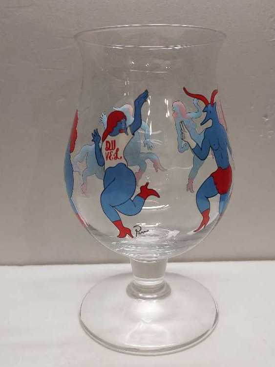 Parra (witte binnenkleur - normaal lettertype van rode letters op t-shirt 
zelfde lengte van dame en duivel in rood)  alcohol collectible - Main Image 2