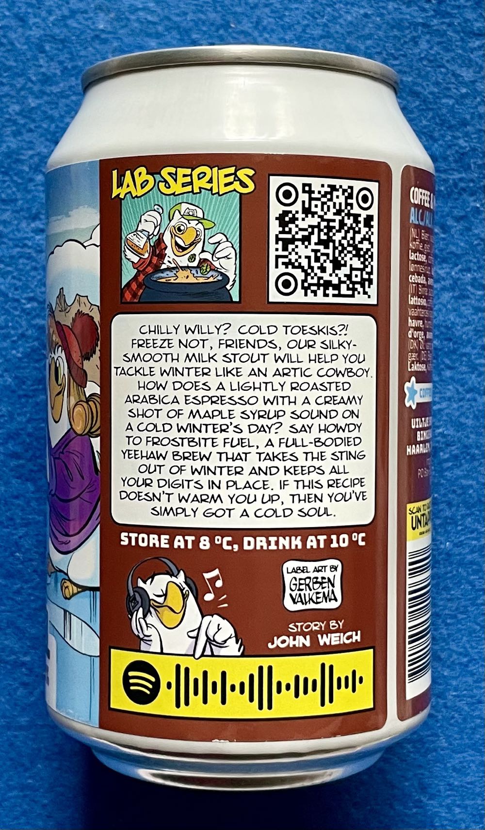 Frostbite Fuel - Uiltje Brewing Company (330 mL) alcohol collectible [Barcode 8721055140320] - Main Image 4