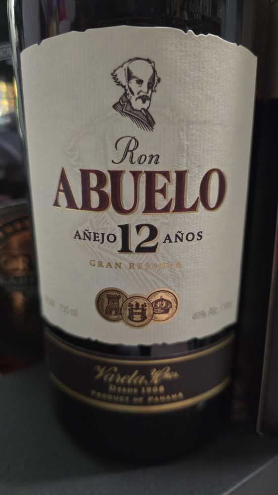 Ron Abuelo Anejo 12 Year Old Gran Reserva Rum - Wine Source International (750 mL) alcohol collectible [Barcode 088291120355] - Main Image 3