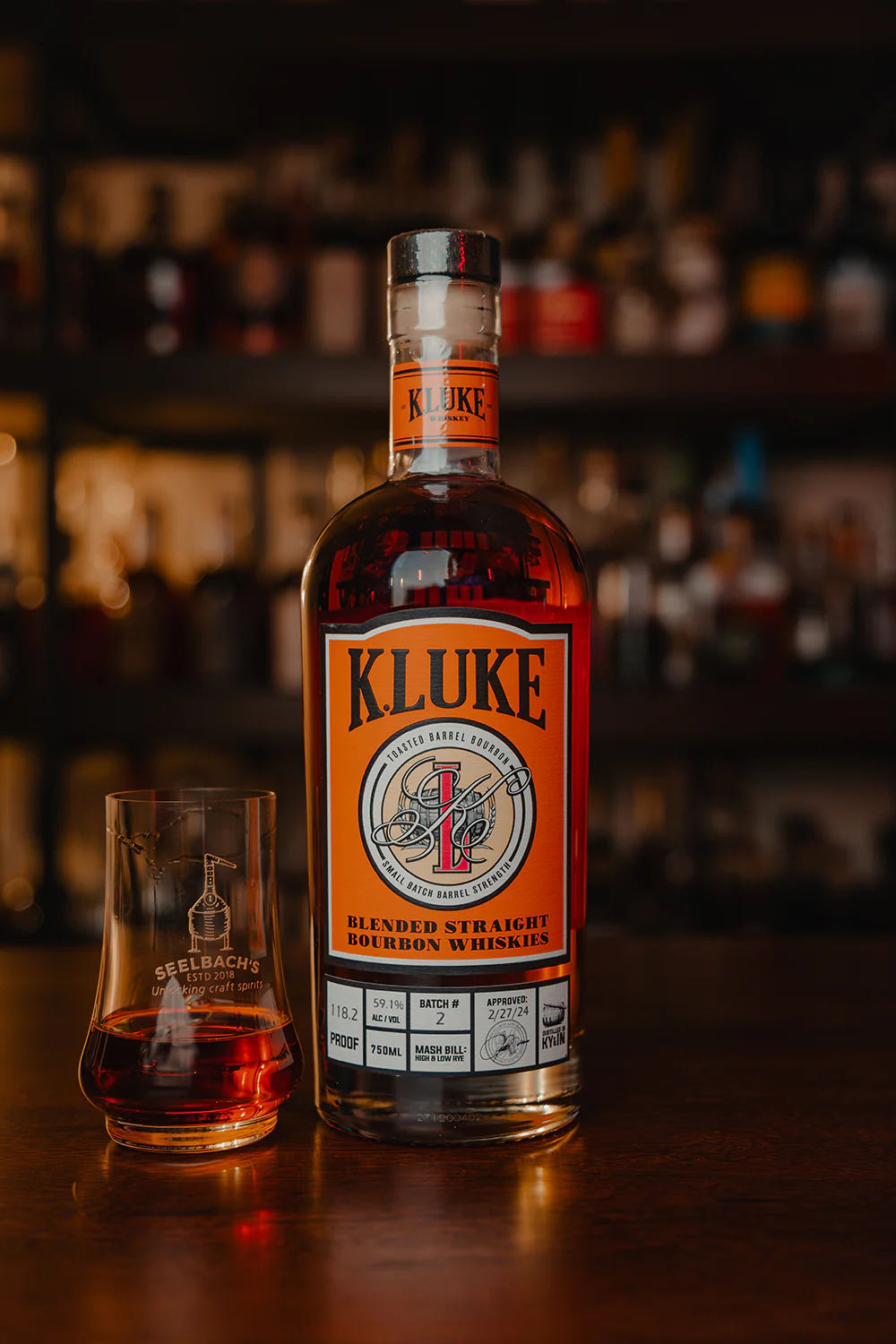 K. Luke Toasted Barrel “Batch 2” - K. Luke Whiskey Company (750 mL) alcohol collectible - Main Image 2