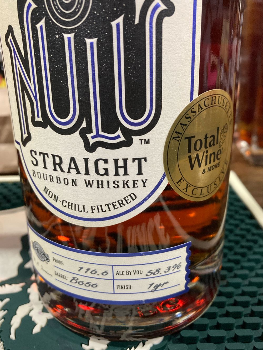 Nulu Double Oaked Bourbon - Prohibition Craft Spirits (750 mL) alcohol collectible [Barcode 462367737508] - Main Image 3