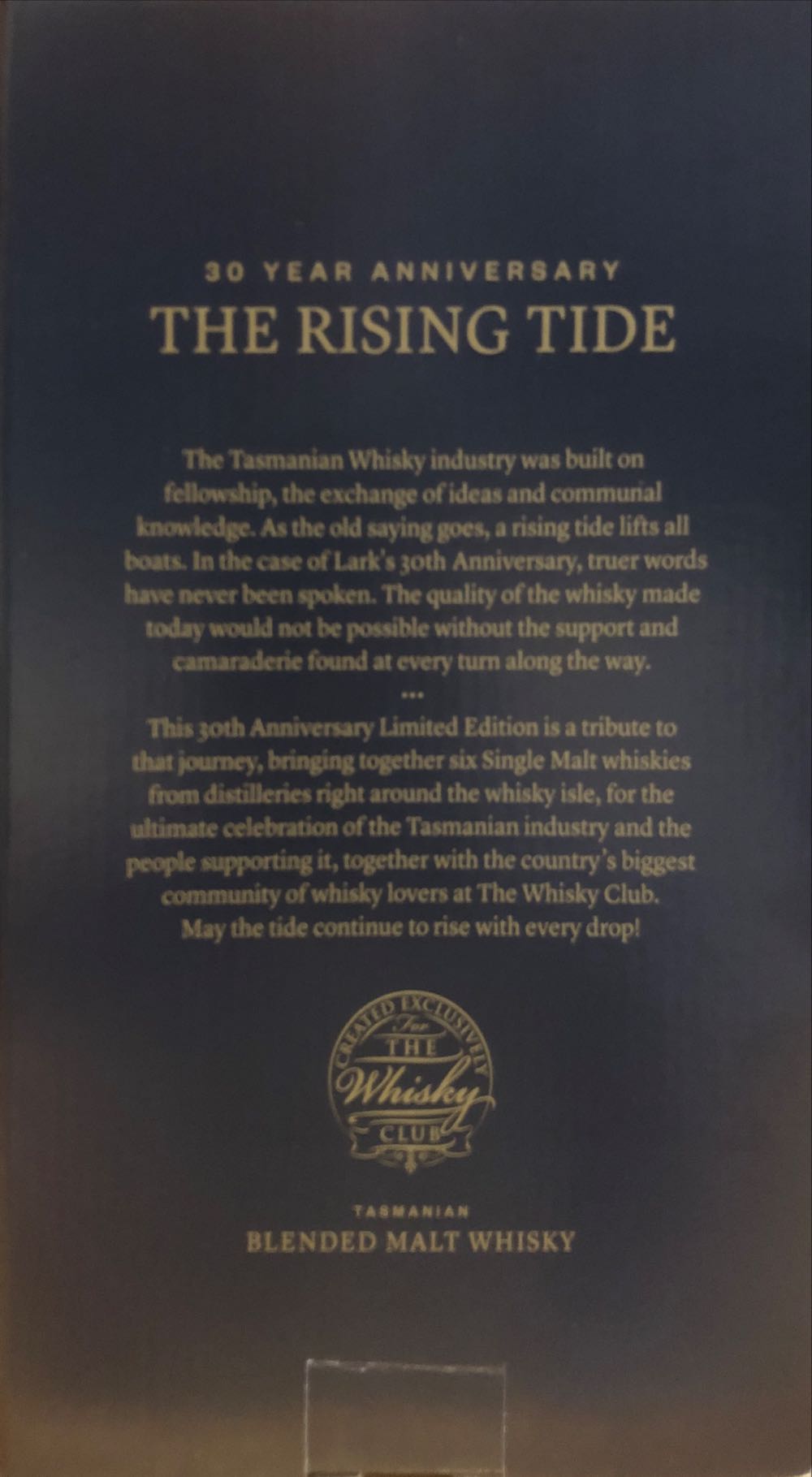 Lark, The Rising Tide - Lark Distillery (500 mL) alcohol collectible - Main Image 2