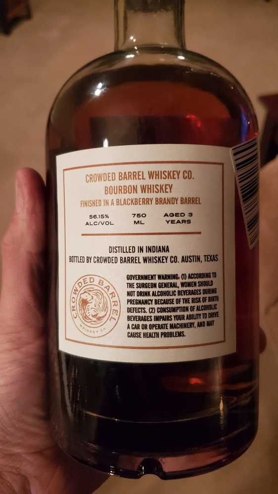 Bloobin - Crowded Barrel Whiskey Co. (750 mL) alcohol collectible - Main Image 2