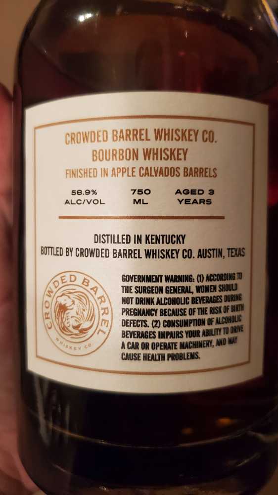 Eve - Crowded Barrel Whiskey Co. (750 mL) alcohol collectible - Main Image 2