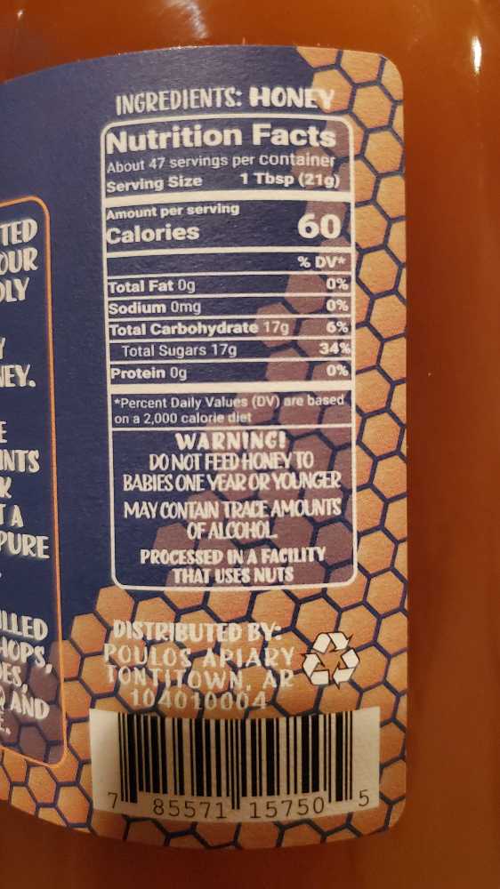 Poulos Apiary Honey Barrel Aged - poulos apiary alcohol collectible [Barcode 785571157505] - Main Image 4